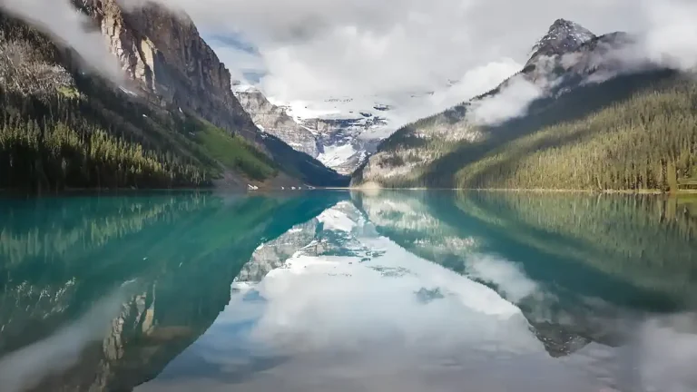 Lake Louise during the Dual Lakes Sunrise and Explore tour