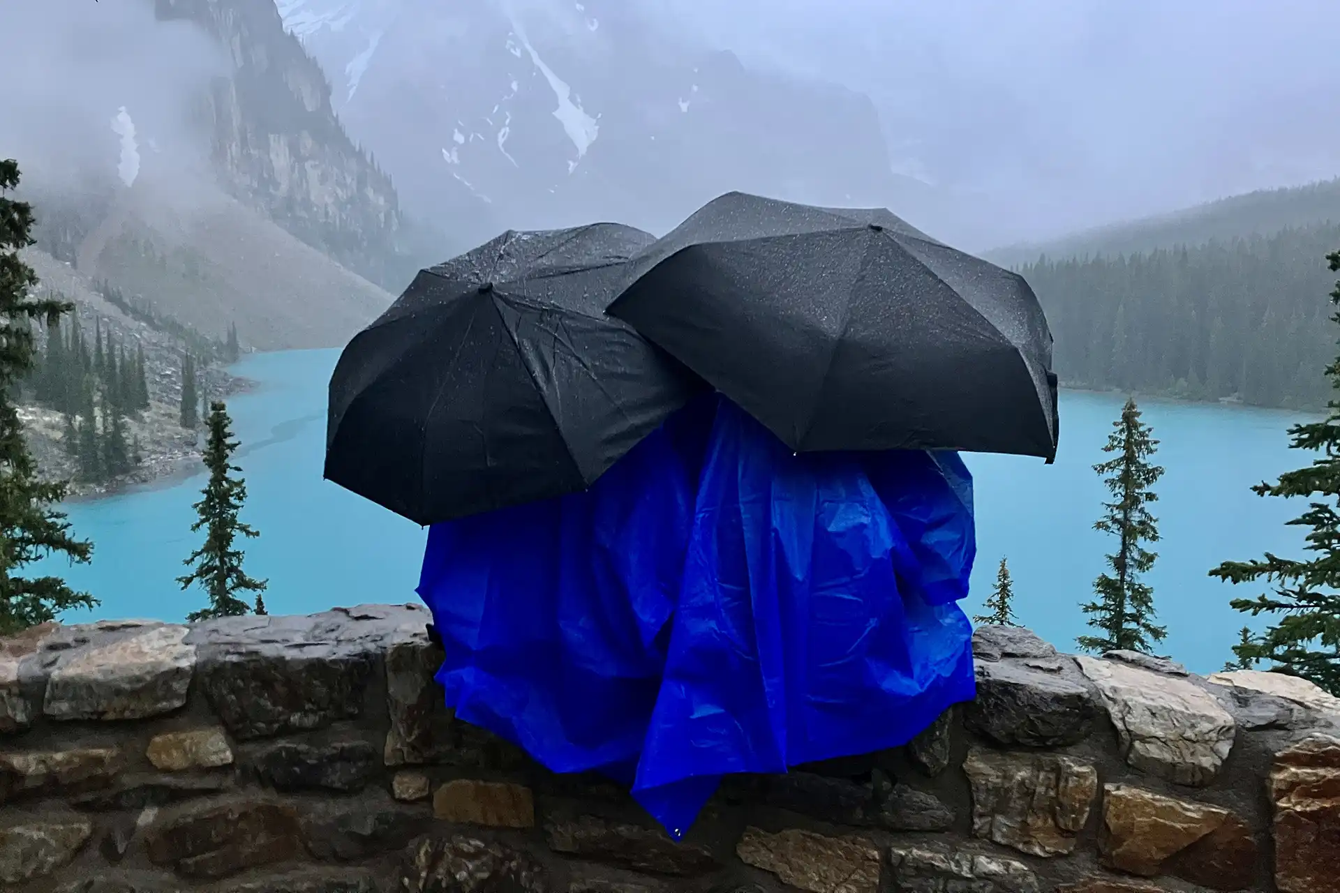 Couple enjoying the view