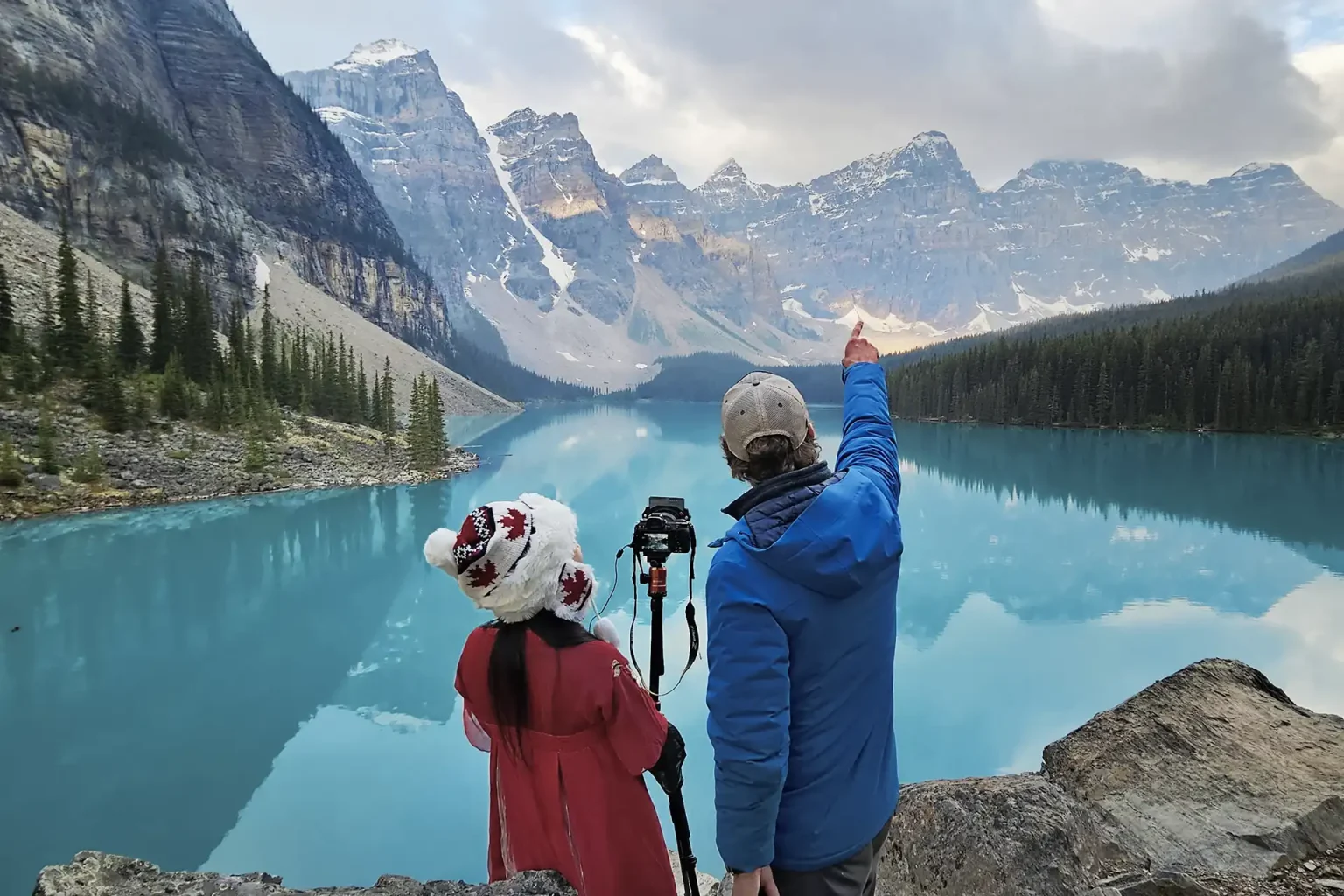 Photography workshop at Moraine Lake