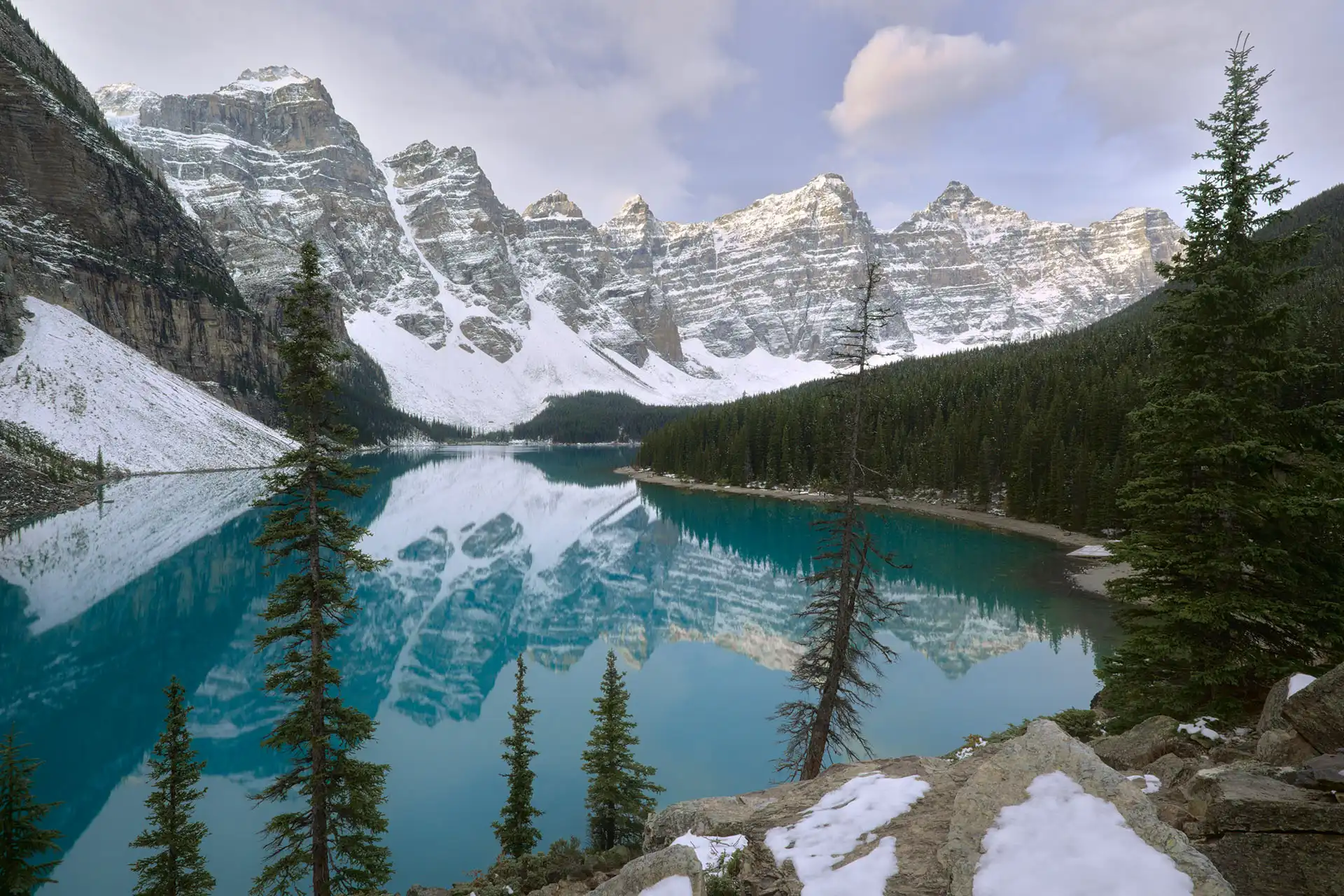 Ten Peaks at sunrise